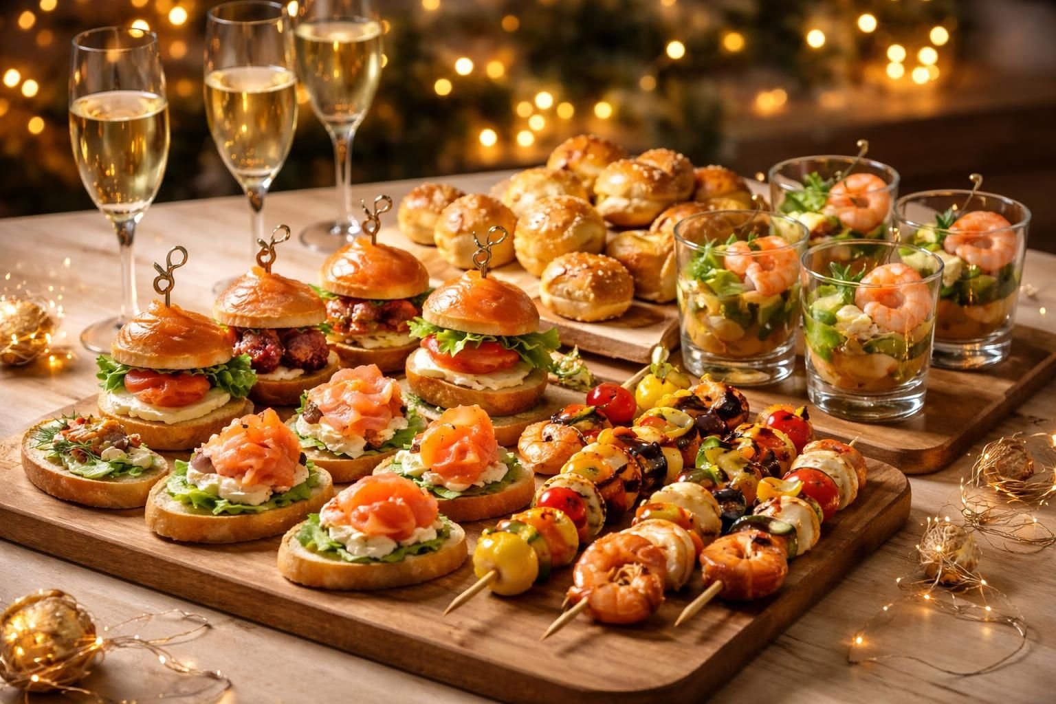 découvrez 30 recettes simples et savoureuses de finger food à préparer à l'avance pour régaler vos invités lors du nouvel an.