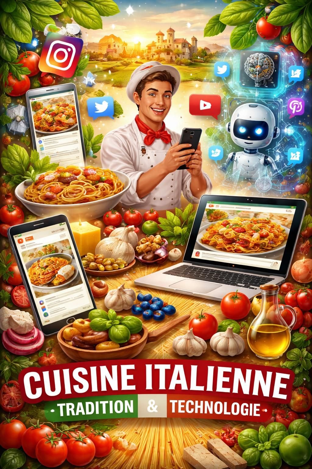 découvrez comment la cuisine italienne traditionnelle évolue grâce aux réseaux sociaux et à l'intelligence artificielle, révolutionnant les recettes de grand-mère pour une expérience culinaire moderne et connectée.