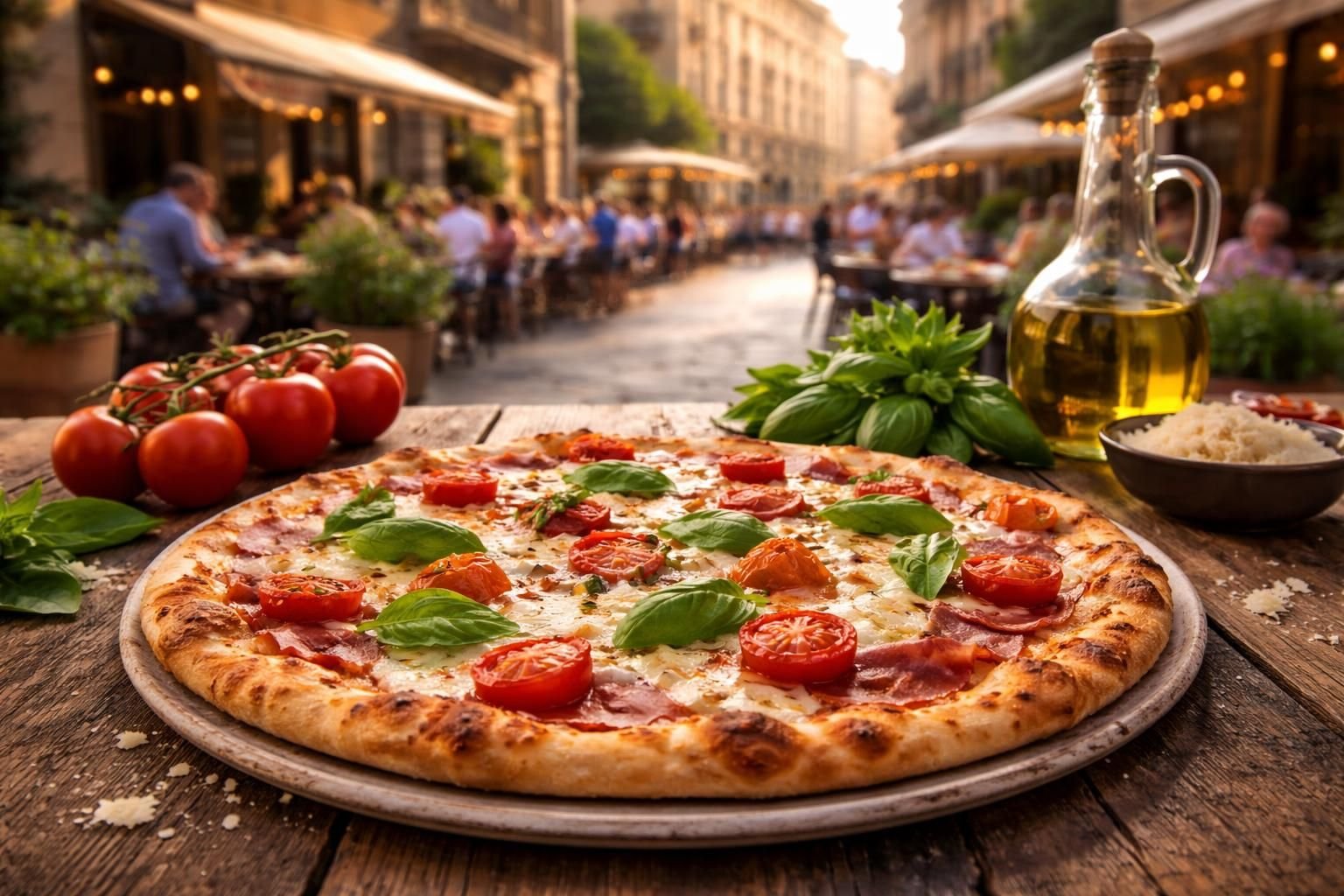 découvrez à milan la pizza romaine fine et croustillante sans bordure, un délice incontournable. explorez les meilleurs restaurants où savourer cette spécialité unique.