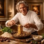 découvrez l'élégance culinaire de giorgio locatelli à la national gallery de londres, plébiscitée par le roi charles, avec ses tagliatelles aux saveurs de châtaigne et bien plus encore.