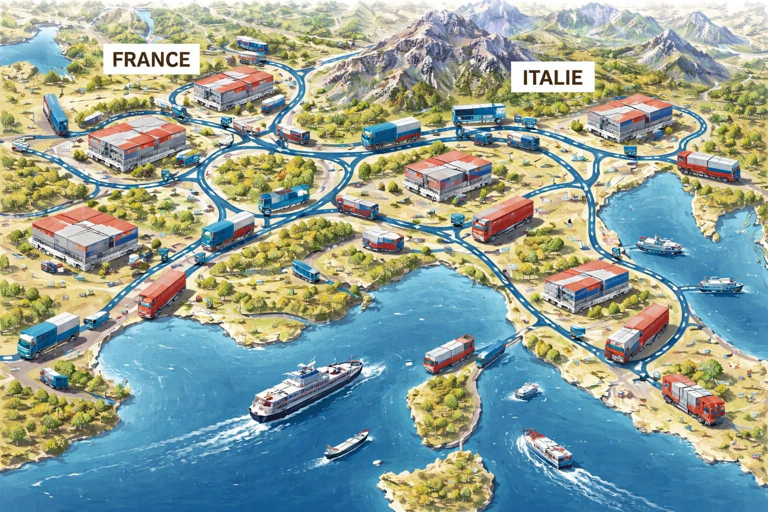 découvrez des solutions logistiques efficaces entre l'italie et la france, spécialement conçues pour les professionnels afin d'optimiser vos échanges et réduire les délais de transport.