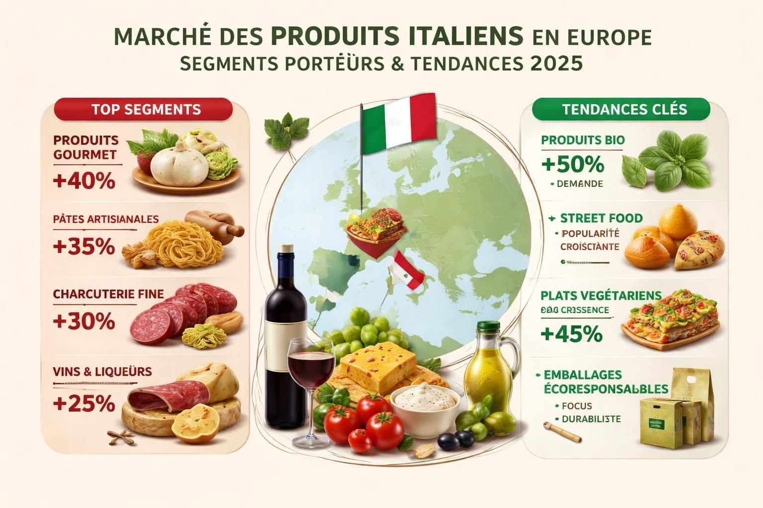 découvrez les segments les plus porteurs des produits italiens en 2025 et les tendances clés qui dynamisent le marché.