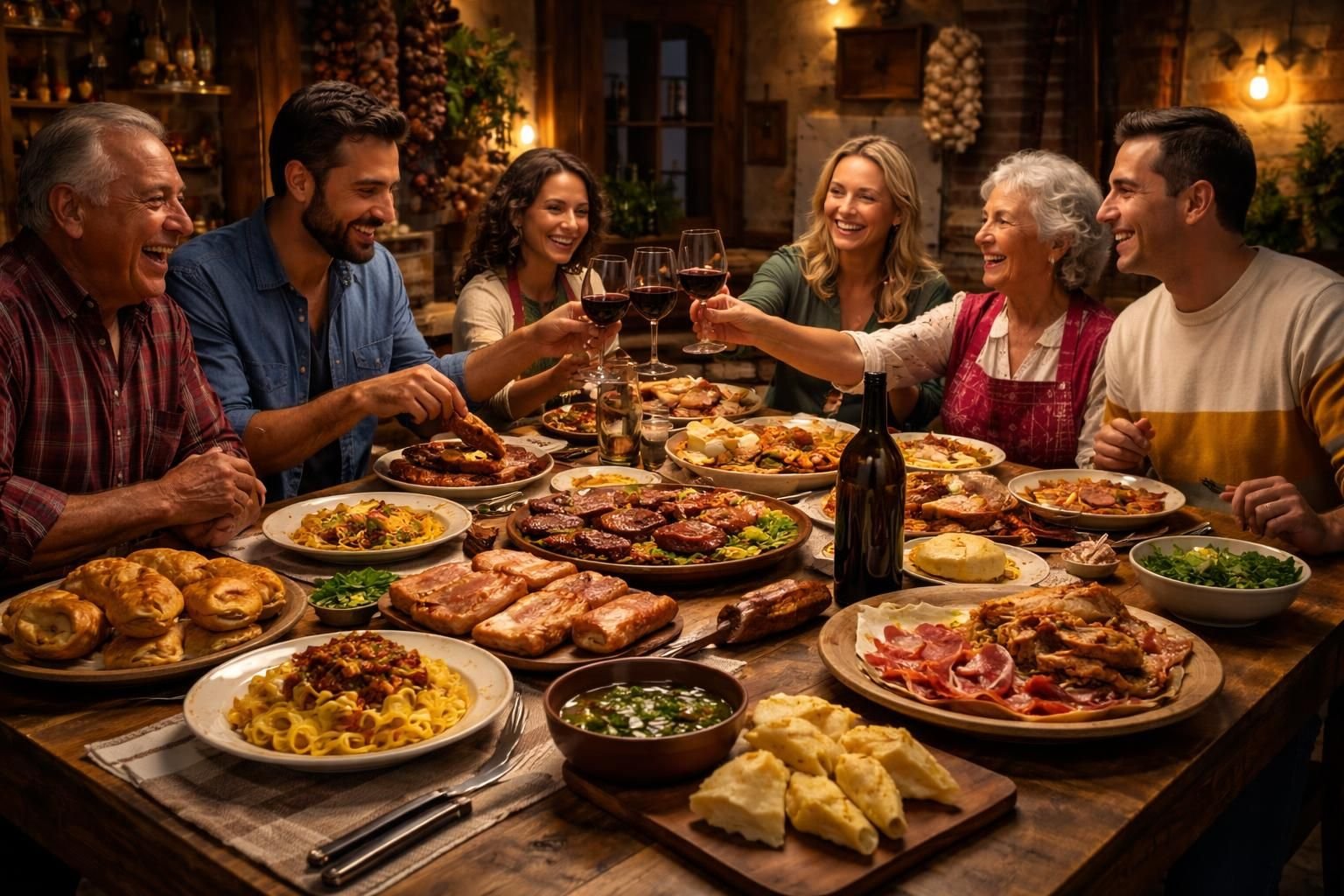 découvrez un voyage culinaire unique de l'argentine à la romagne, à travers les saveurs authentiques et les traditions riches de deux cultures fascinantes.