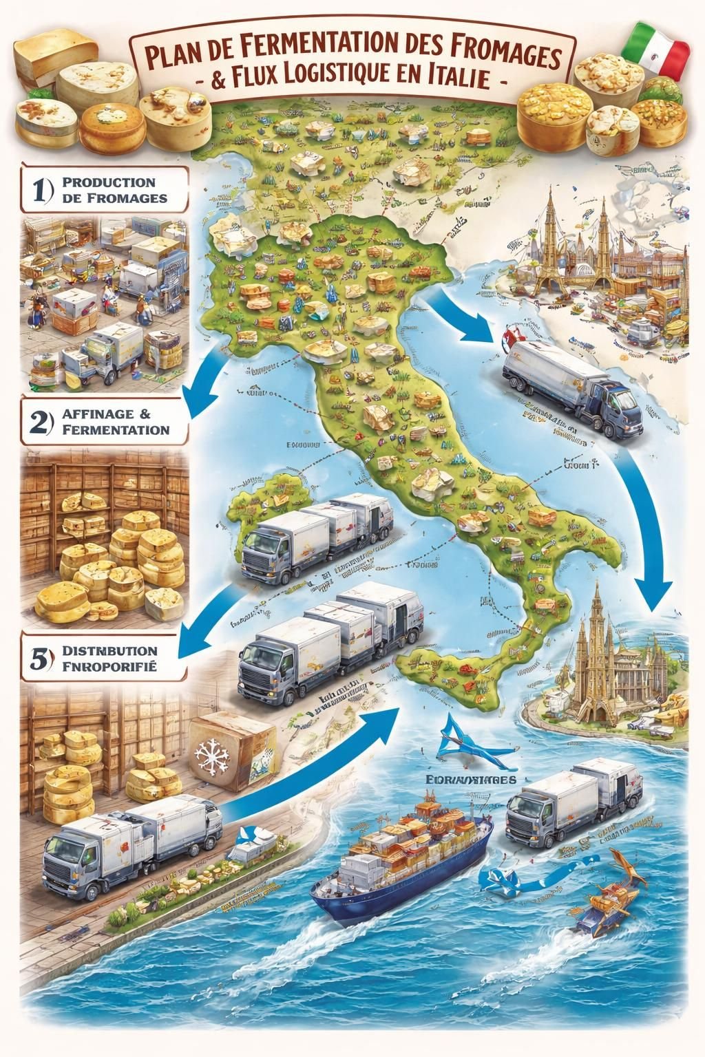 découvrez les principales contraintes liées à l'importation de produits frais italiens et explorez des solutions efficaces pour garantir leur qualité et fraîcheur à l'arrivée.