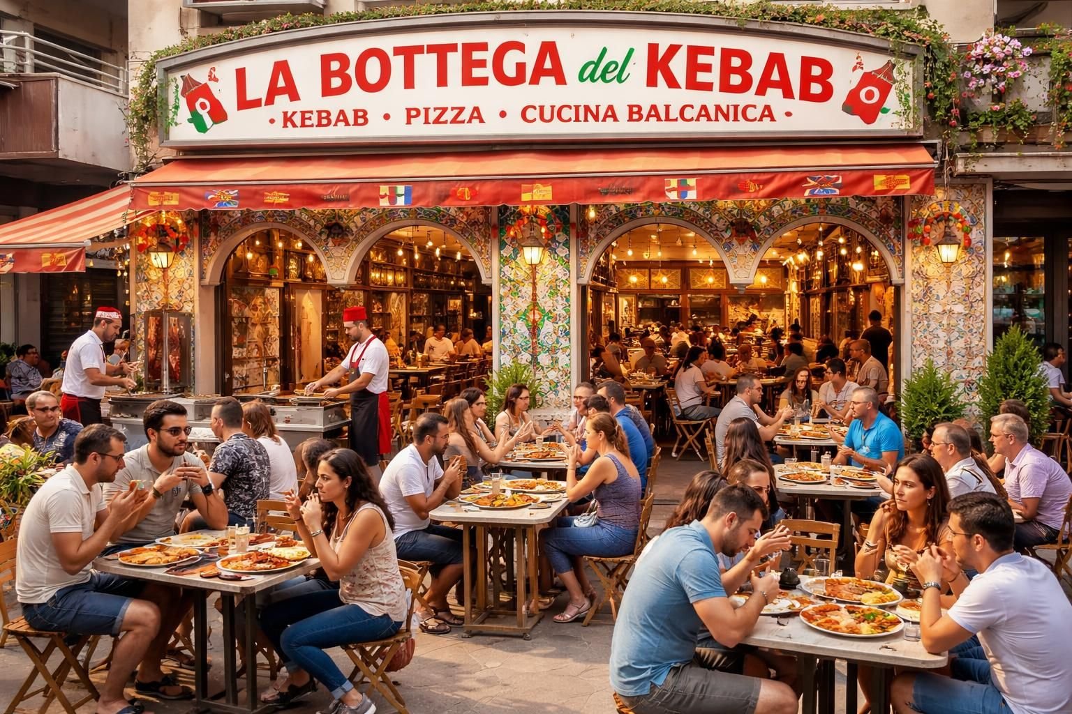 découvrez la bottega del kebab à madonna bianca, successeur du légendaire bar groff, offrant un festin gourmand mêlant kebabs savoureux, pizzas authentiques et spécialités italiennes, turques et balkaniques.