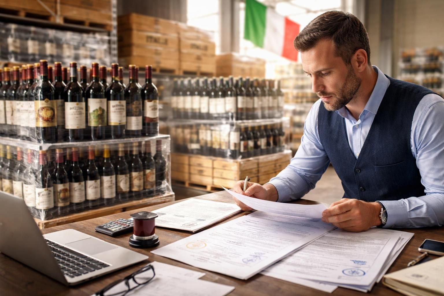 découvrez les obligations légales pour l'importation de vins italiens en 2025 et assurez une conformité totale avec la réglementation en vigueur.