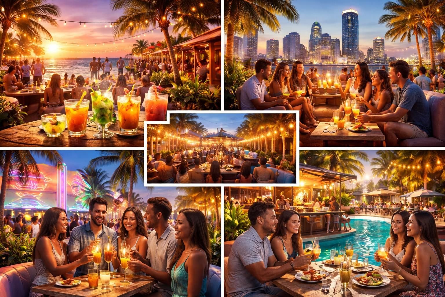 découvrez les 5 happy hours incontournables à miami, dévoilés par un habitué passionné. profitez des meilleures ambiances, cocktails et offres spéciales pour vos soirées inoubliables.