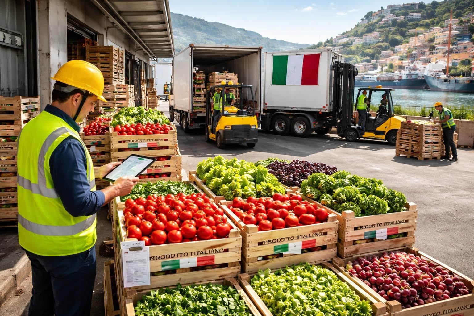 assurez l'importation sécurisée et la traçabilité rigoureuse des produits italiens pour garantir leur qualité et authenticité à chaque étape.