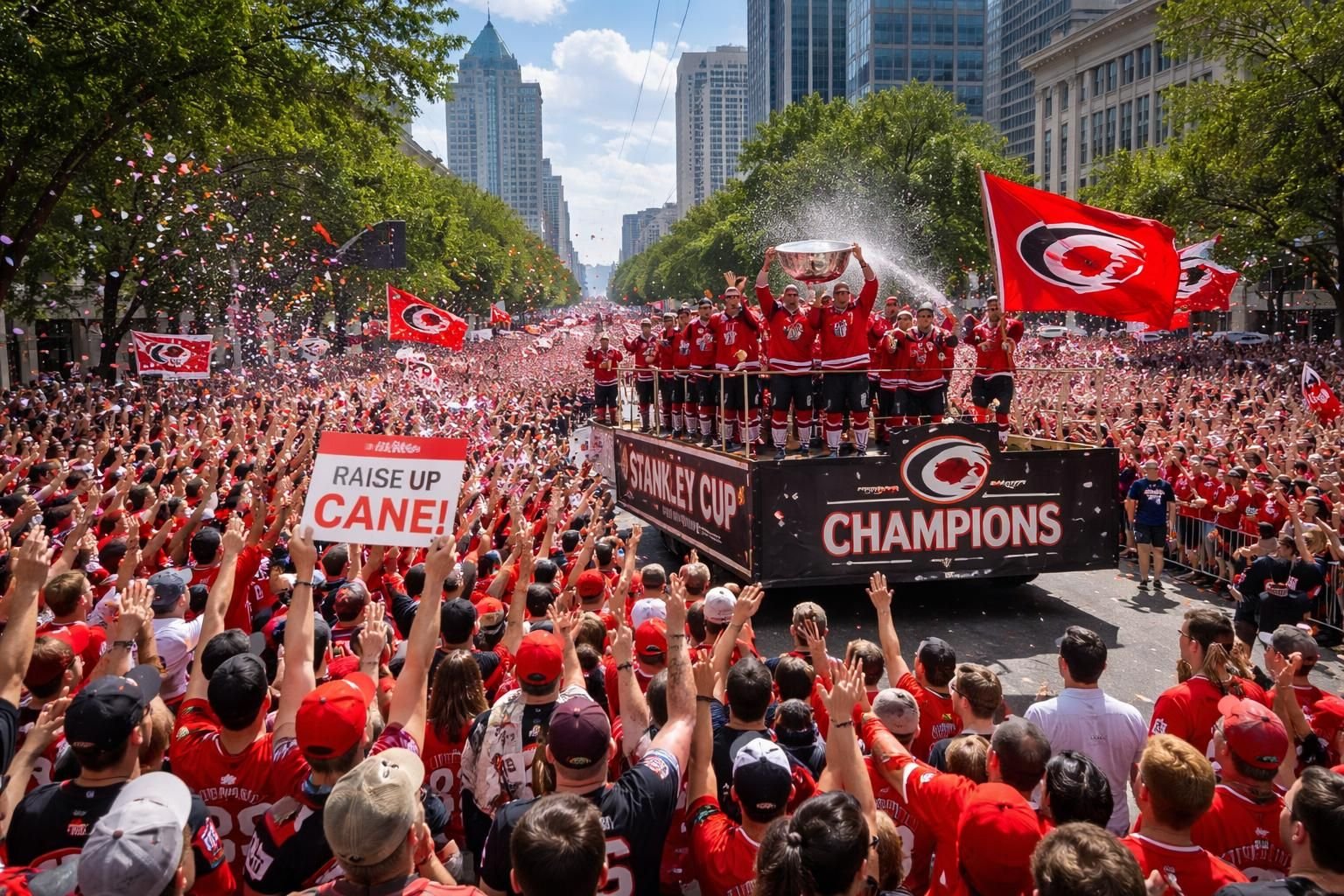 la montée des canes en finale de la coupe stanley entraîne un impact économique de 13,4 millions de dollars dans le comté de wake, stimulant l'activité locale et dynamisant l'économie régionale.