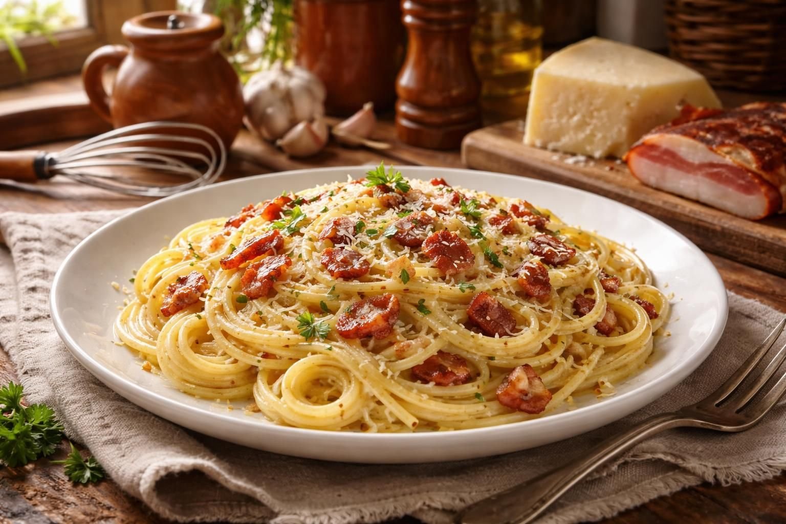 découvrez la vérité surprenante derrière la carbonara : ce plat italien emblématique est en fait une création américaine. apprenez son histoire et redécouvrez vos recettes préférées.