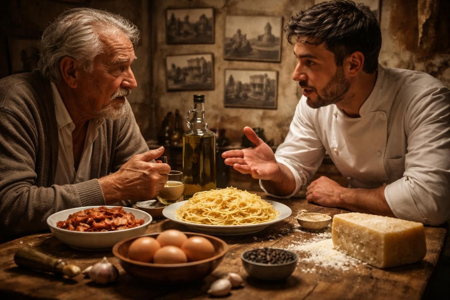 découvrez les vérités cachées derrière l'origine authentique de la carbonara, des secrets que les puristes choisissent souvent de garder pour eux.