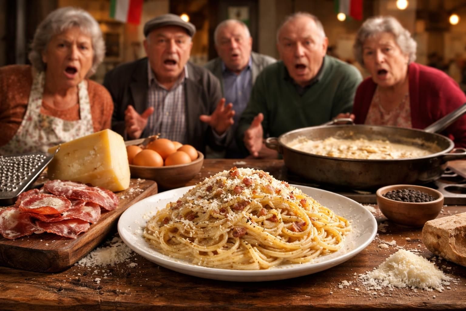 découvrez pourquoi une sauce carbonara « fausse » suscite une vive polémique en italie, berceau de cette recette traditionnelle prisée.