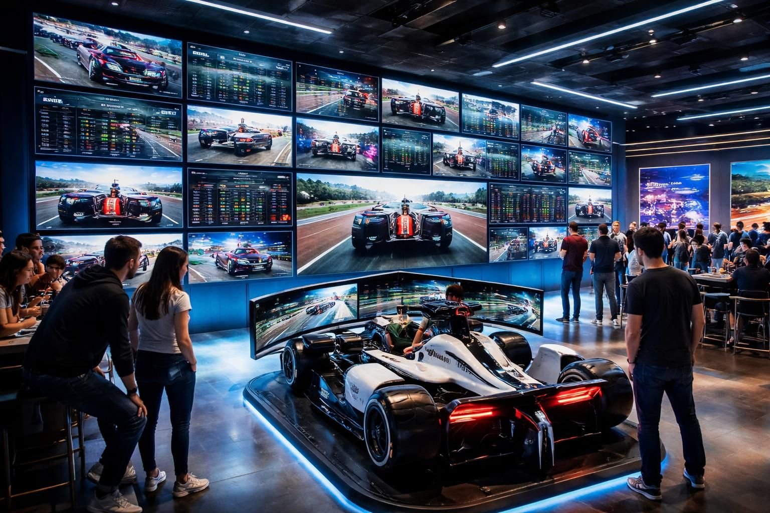 découvrez victory tap à plano, une expérience immersive avec 32 écrans et un simulateur de f1 révolutionnaire pour des sensations uniques.