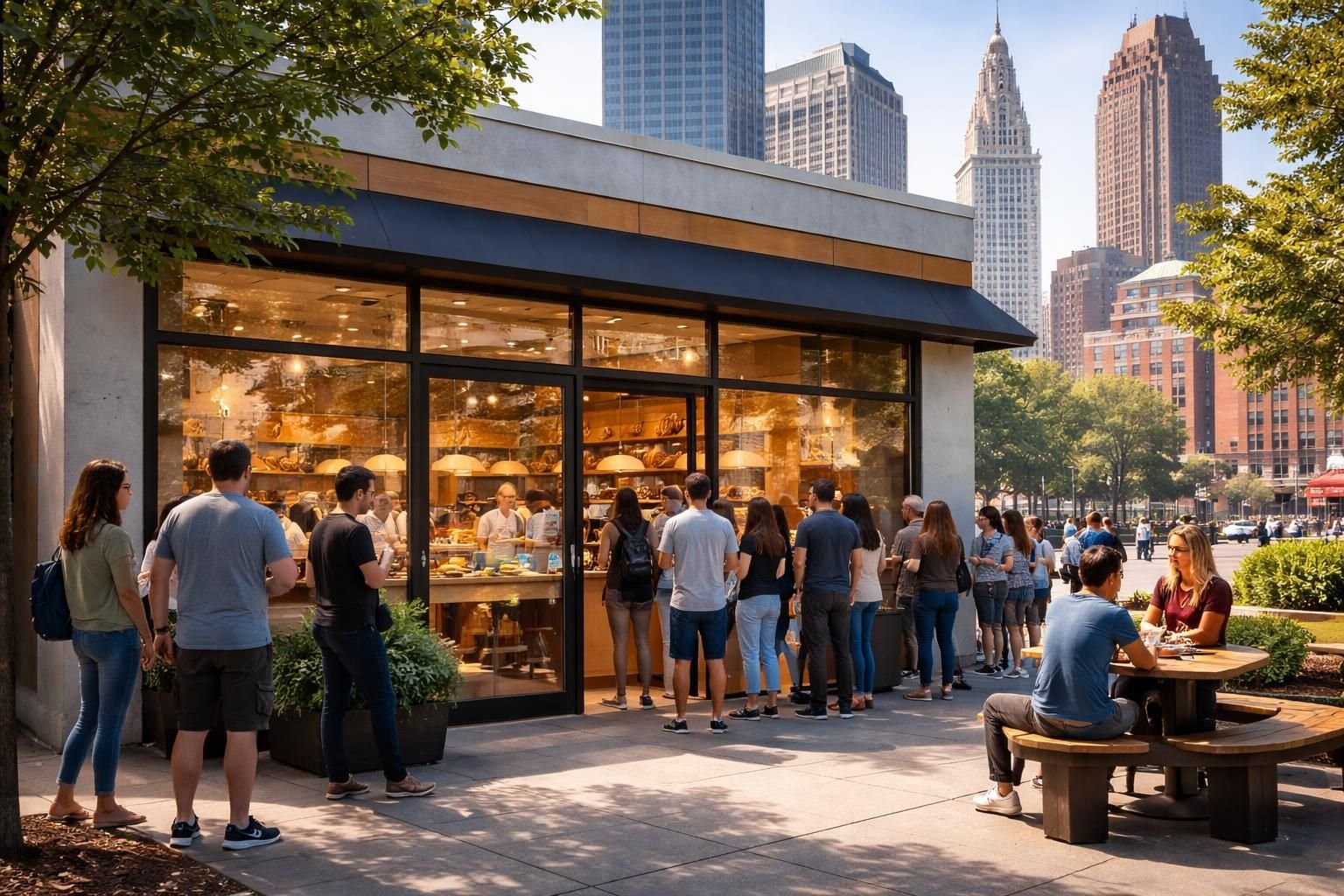 popup bagels ouvre un nouvel emplacement à cleveland : venez savourer leurs bagels frais et délicieux en plein cœur de la ville.