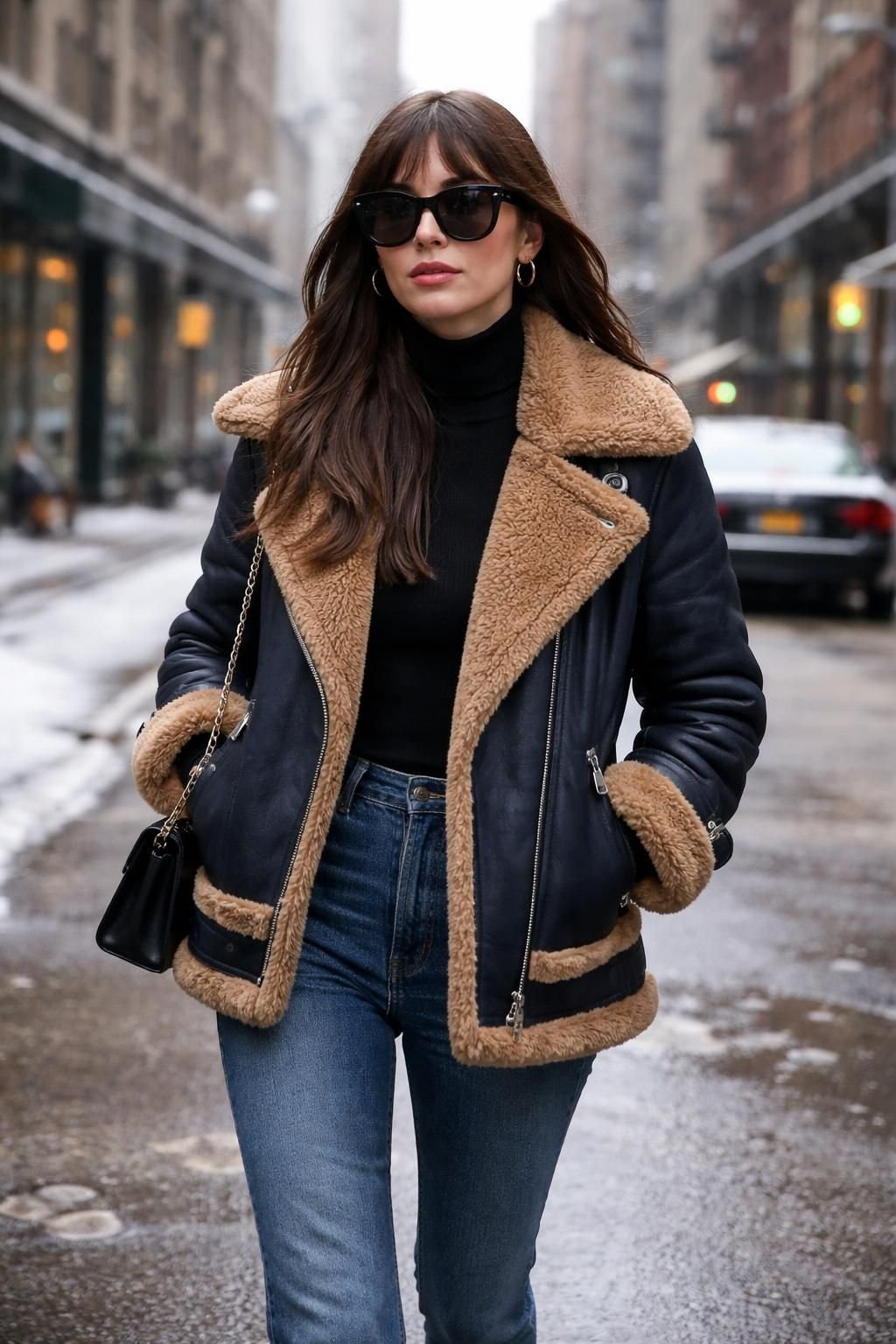 découvrez comment dakota johnson sublime la veste fourrée tendance, un incontournable adopté par toutes les it girls pour un look chic et confortable.